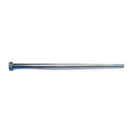 Midwest Fastener Grade 2, 3/4"-10 Hex Head Cap Screw, Zinc Plated Steel, 18 in L, 10 PK 00180